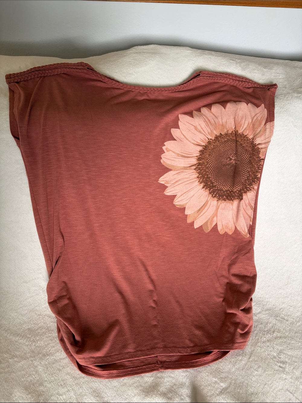 Maurices Rust Sunflower Short Sleeve Tee